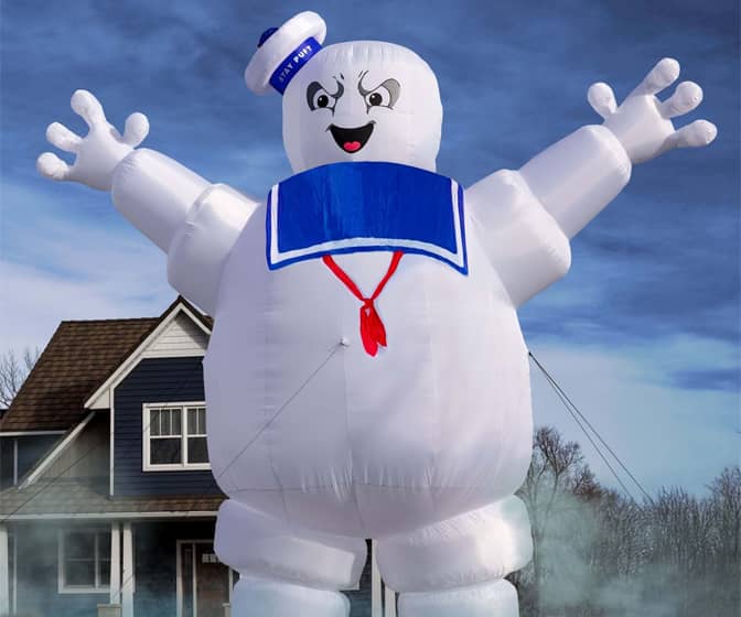 Gigantic 50-Ft Tall Ghostbusters Inflatable Stay Puft Marshmallow Man