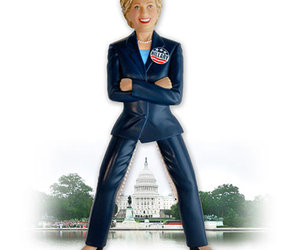 Hillary Clinton Nutcracker With Stainless Steel Thighs!