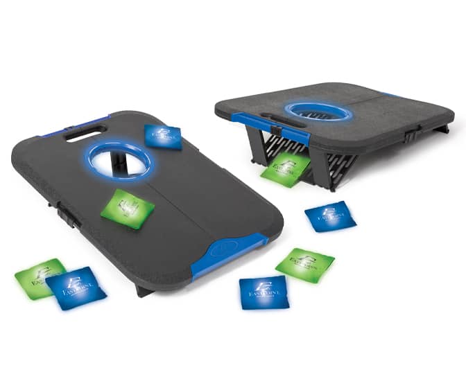 LED-Illuminated Cornhole / Bean Bag Toss - Light-Up Bags and Targets