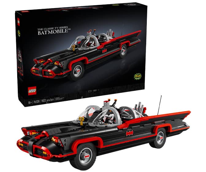 LEGO Batman Classic Batmobile From the 1966 TV Show - 1,822 Pieces!