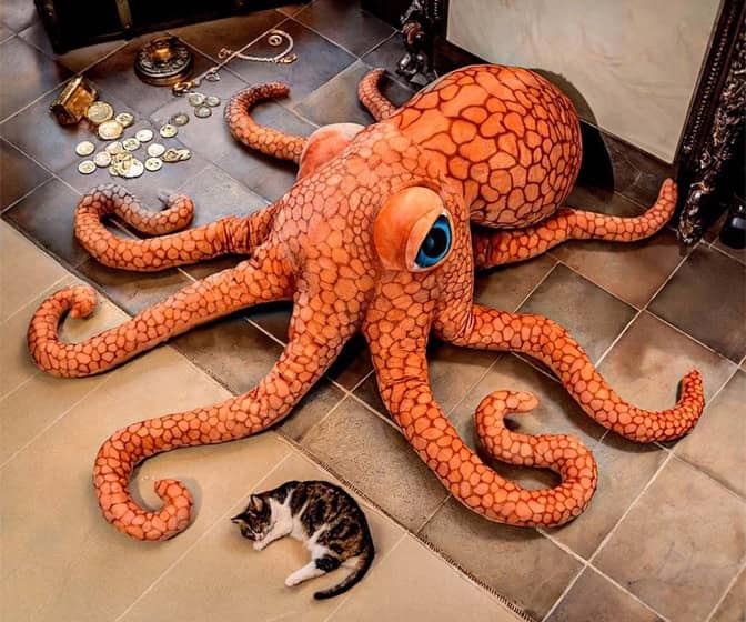 Massive 5-Ft Octopus Plushie