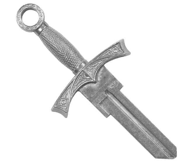 Medieval Sword House Key
