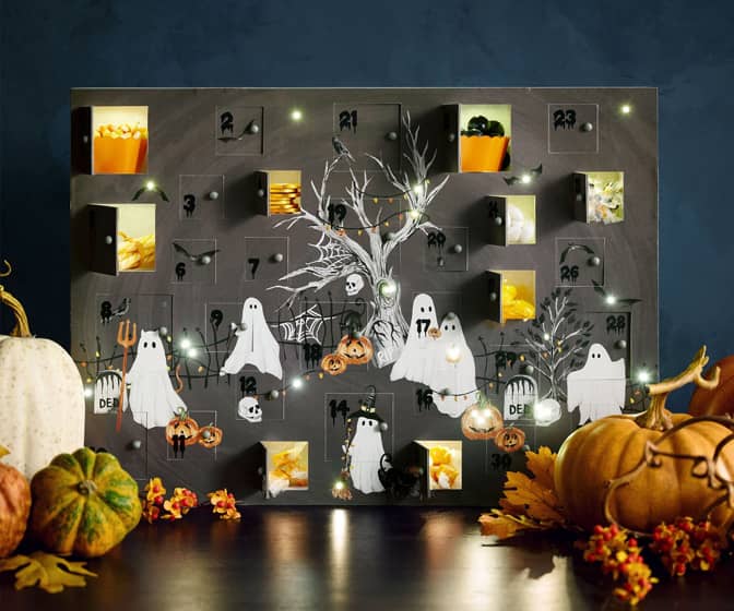 Scary Squad Illuminated Halloween Countdown Calendar