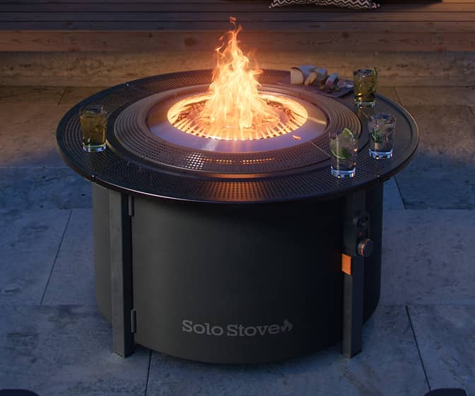 Solo Stove Infinity Flame - Dual Burner Propane Fire Pit - 72,000 BTUs