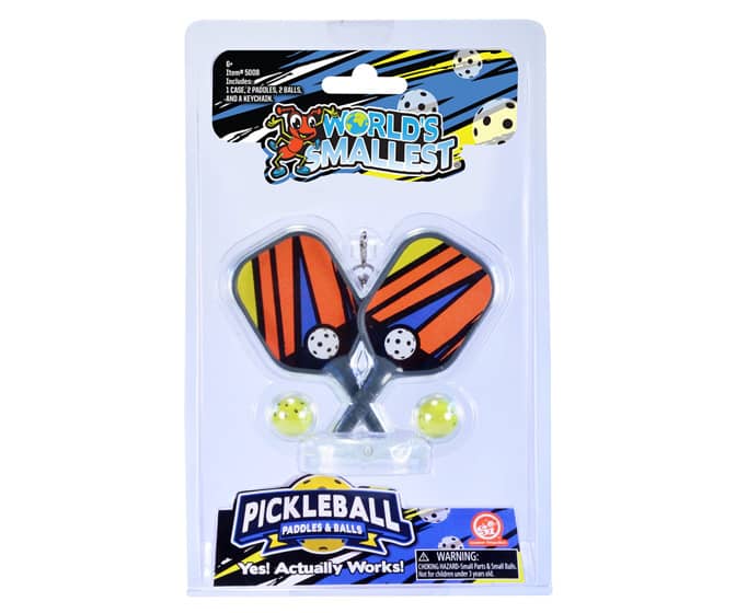 World's Smallest Pickleball Game Set / Keychain