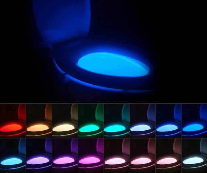 16 Color-Changing Toilet Night Light