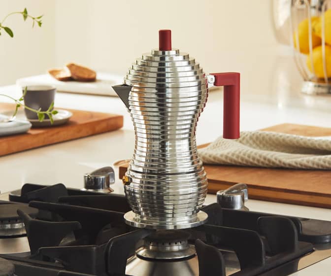 Alessi Pulcina Stovetop Espresso Maker