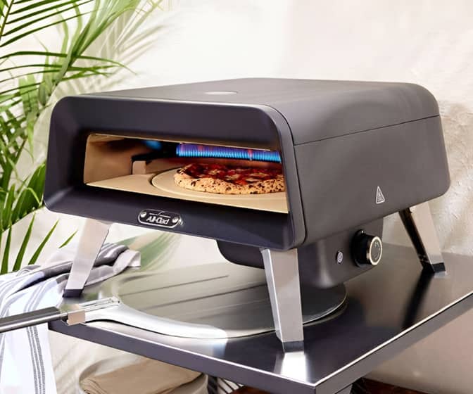 All-Clad Outdoor Pizza Oven with 360-Degree Rotating Pizza Stone