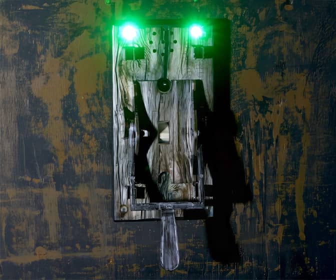 Animated Mad Scientist Lab Light Switch Plate with Lights and Sounds