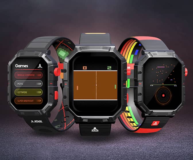 Atari 2600 My Play Smartwatch - Plays Classic Games and Tracks Fitness