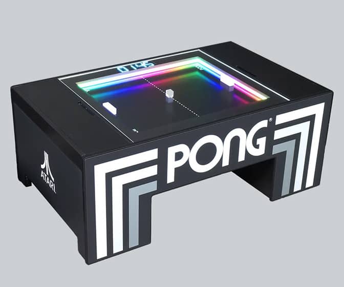 ATARI PONG - Playable Mechanical Coffee Table