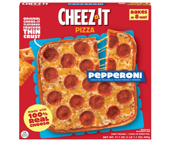 Cheez-It Pizzas with Cracker-Thin Crusts