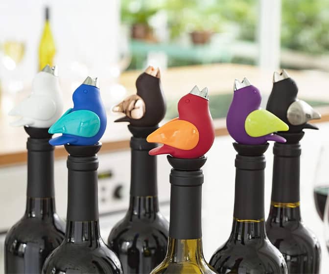 ChirpyTop Wine Pourer - Chirps and Sings Like a Bird While Pouring