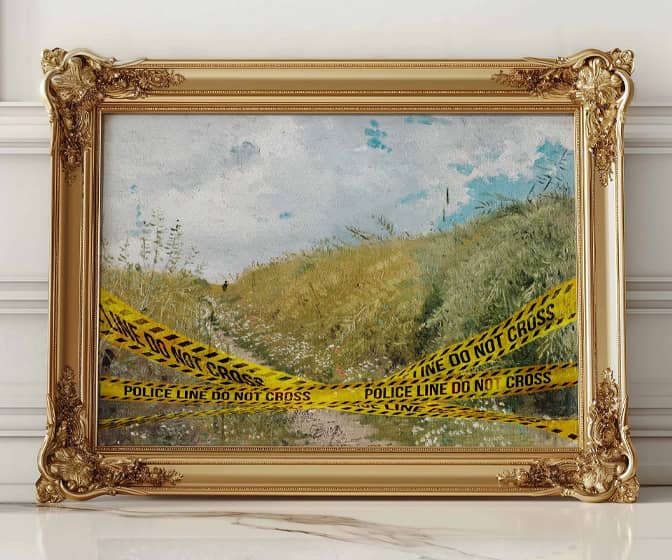 Country Path - Morbid/Funny Altered Artwork Print