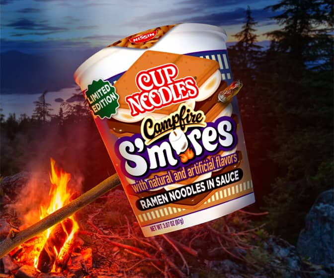 Cup Noodles Campfire S'mores Ramen Noodles