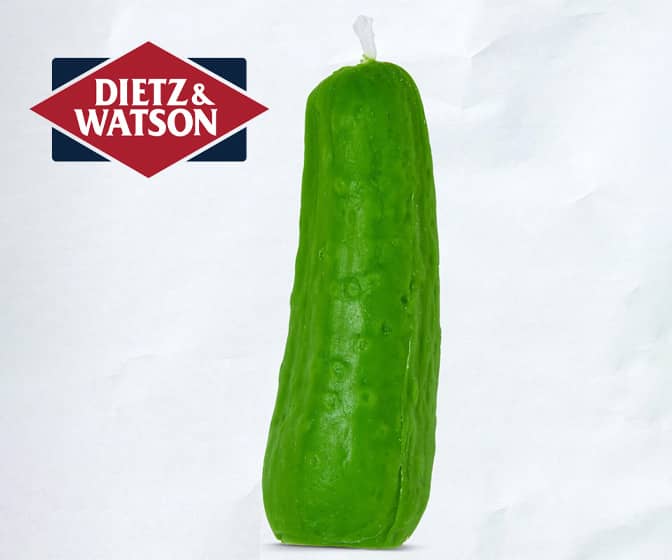 Dietz & Watson Scented Dill Pickle Candle