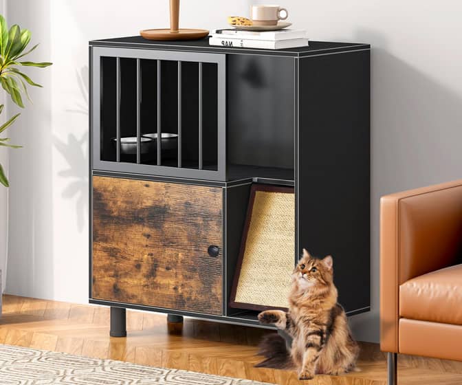 Dog-Proof Cat Feeding Station