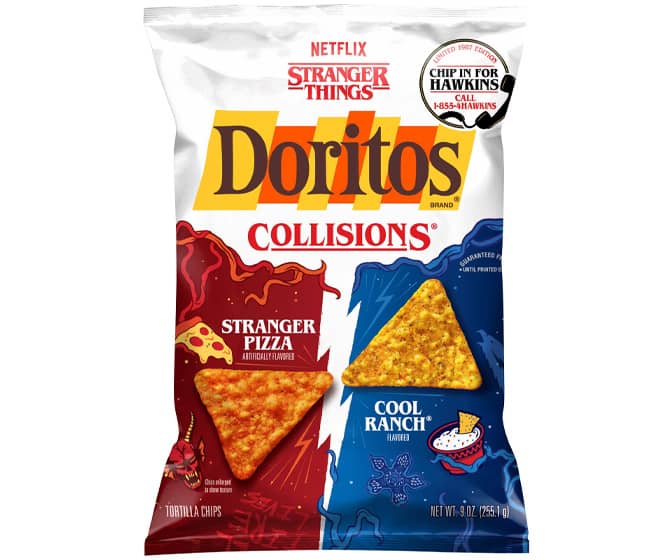 Doritos Collisions Stranger Pizza x Cool Ranch Chips - 1987 Edition