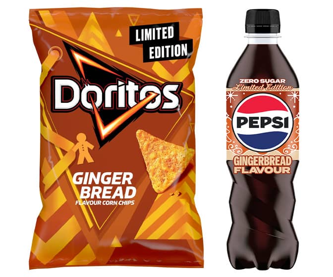 Doritos Gingerbread and Pepsi Gingerbread Flavors (UK Exclusive)