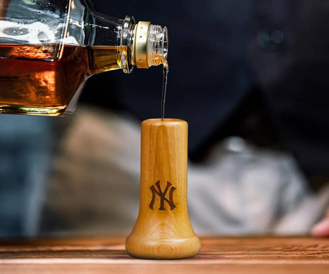 Dugout Mugs Knob Shots - MLB Wooden Baseball Bat Handle Shot Glasses