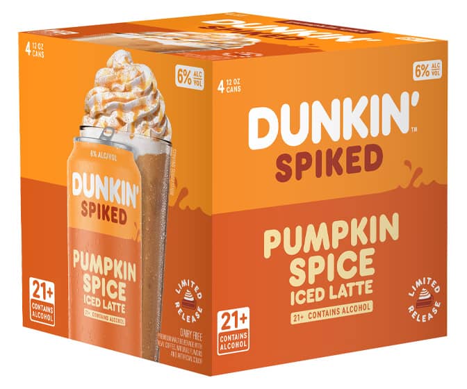Dunkin' Spiked Pumpkin Spice Iced Latte