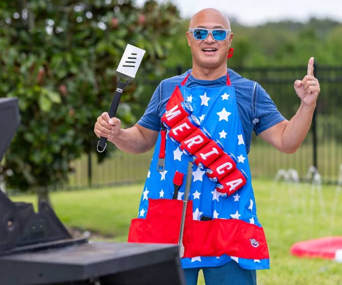 Extra-Patriotic American Dream Grilling Apron