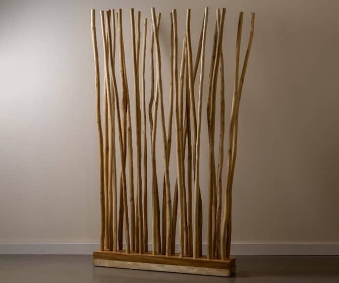 Freestanding Teak Wood Partition / Privacy Screen