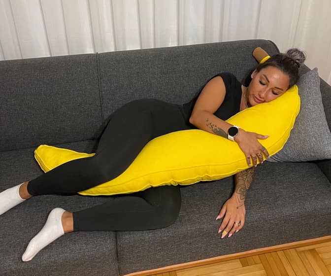 Giant Banana Body Pillow - 70 Inches!