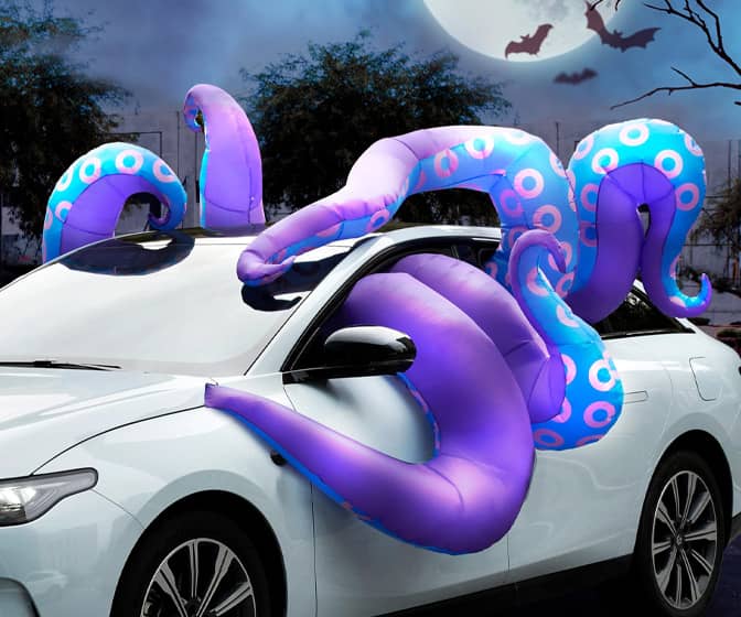 Giant Inflatable Car Tentacles