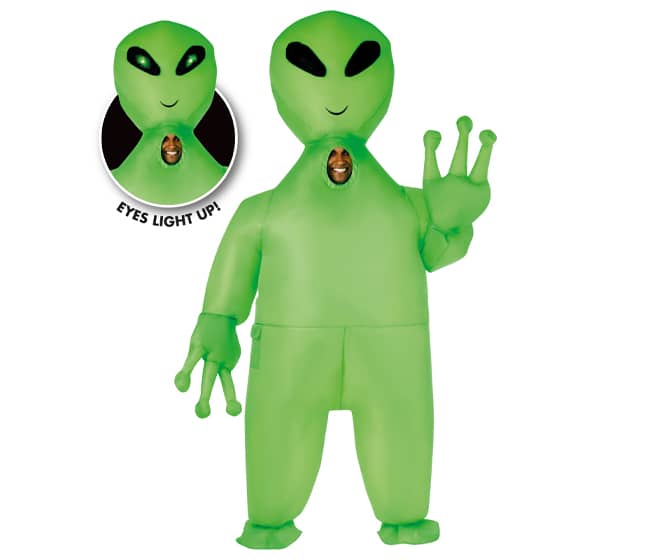 Giant Inflatable Green Alien Costume