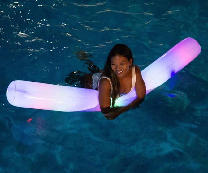 Giant LED Illuminated Inflatable Pool Noodle