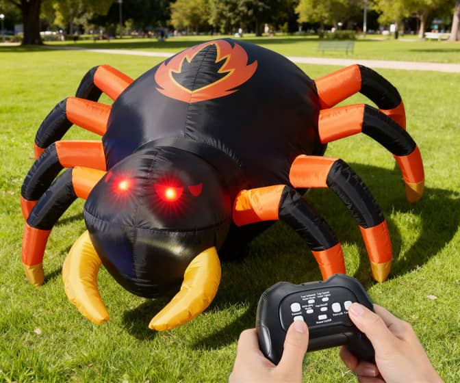 Giant Remote Control Inflatable Spider