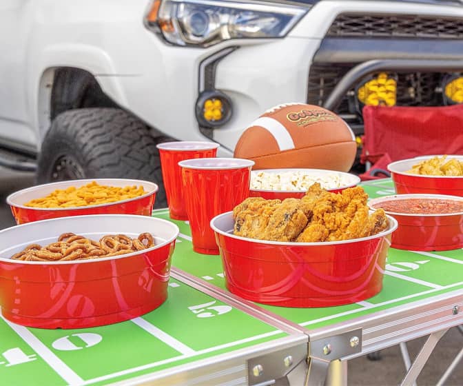 GoBig Red Party Cup Bowls