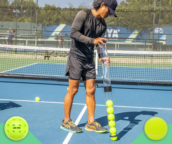 GoSports Pickleball / Tennis Ball Pick-Up, Storage, and Transport Tube