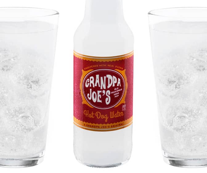Grandpa Joe's Hot Dog Water Soda