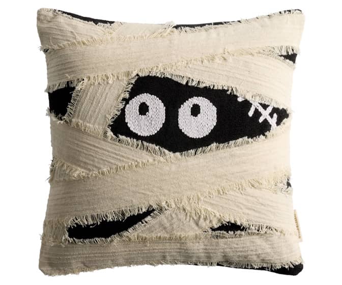 Halloween Mummy Throw Pillow