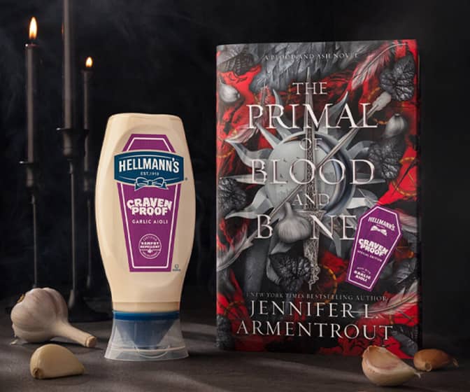 Hellmann's Mayonnaise Garlic Book - Printed with Garlic-Infused Ink!