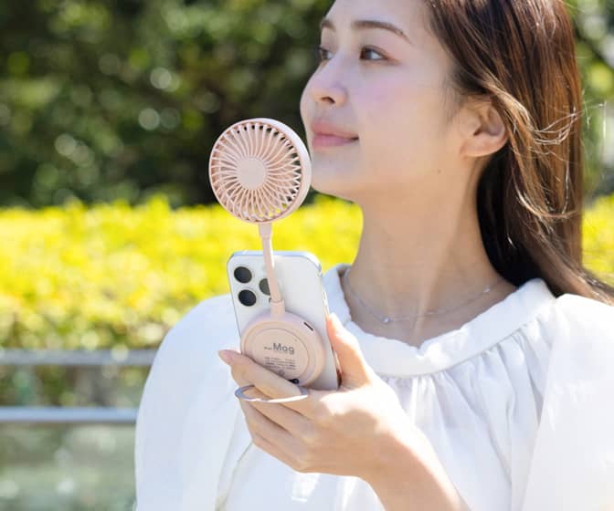 iFan Mag 25 - Portable Magnetic Smartphone Fan / Stand