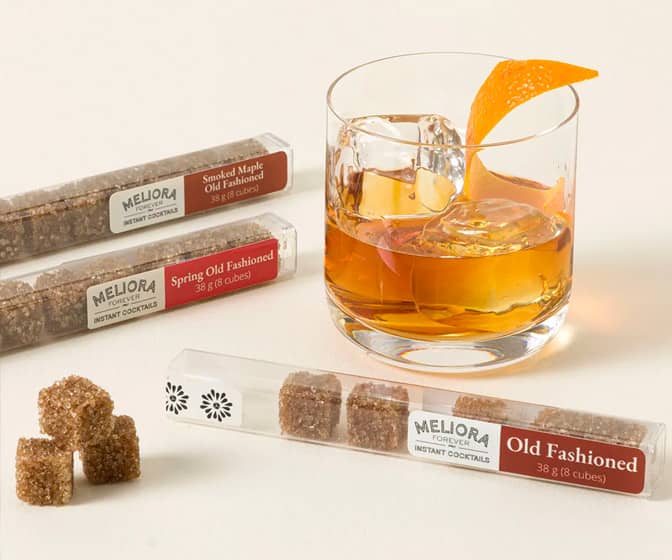 Instant Old-Fashioned Cocktail Cubes