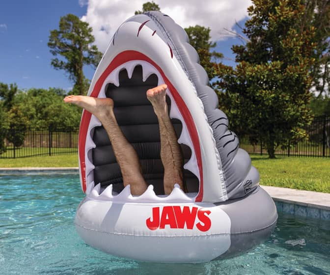 JAWS 50th Anniversary Giant Shark Mouth Pool Float