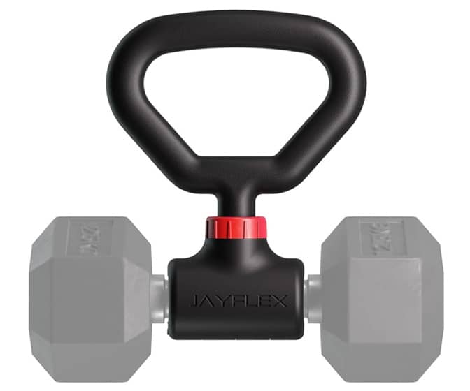 Jayflex Hyperbell - Rotating Kettlebell Grip for Dumbbells