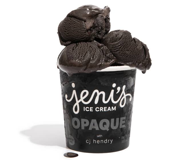 Jeni's OPAQUE - All-Black Ice Cream