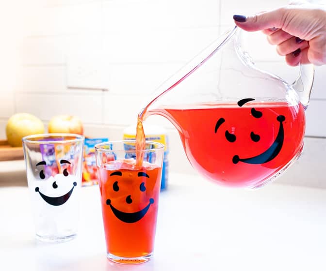 Kool-Aid Man Glass Pitcher and Pint Glasses - OH YEAH!