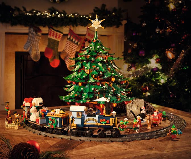 LEGO Family Christmas Tree and Holiday Express Train Set