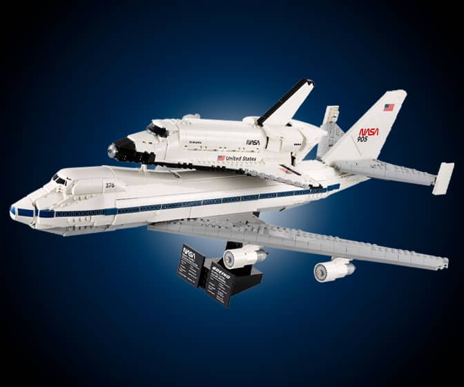 LEGO Icons Shuttle Carrier Aircraft and Enterprise - 2,417 Pieces!