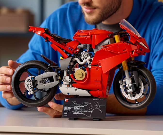 LEGO Technic Ducati Panigale V4 S Motorcycle - 1,603 Pieces!