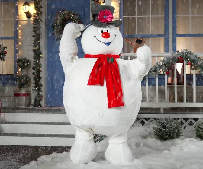 Life-Sized Animatronic Frosty the Snowman Statue