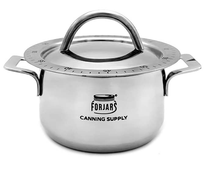 Little Stainless Steel Cooking Pot Mechanical Kitchen Timer