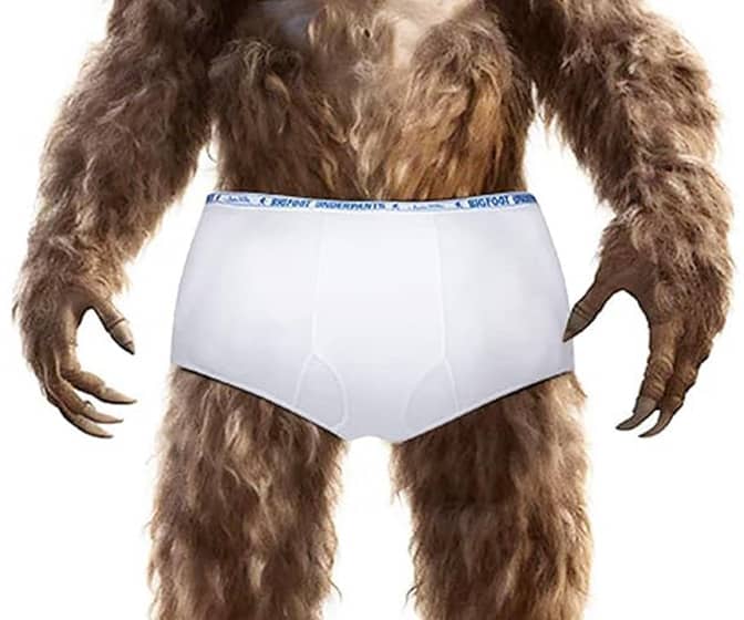 Massive Bigfoot Underpants - 80-Inch Waist!