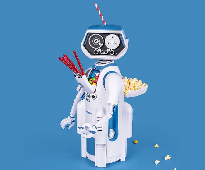 Massive H.E.R.B.I.E Robot - Popcorn Bucket with Snack and Drink Holder